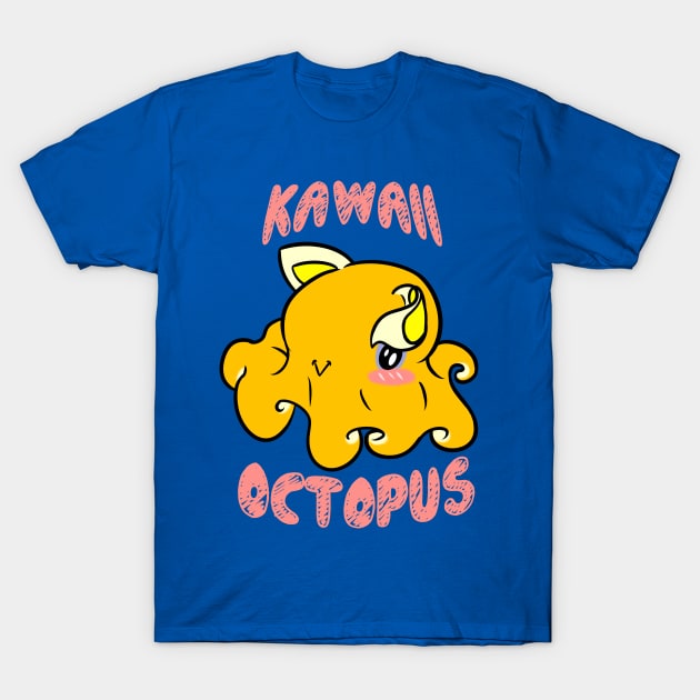 Kawaii Octopus T-Shirt by KingVego